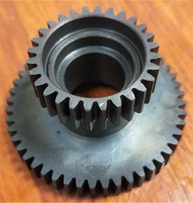 Large double spur gear