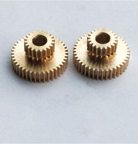 Brass double gear