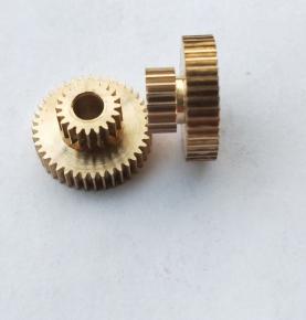 Aluminum bronze double spur gear