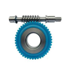 Worm gear and worm set
