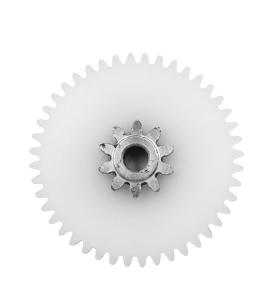 white POM spur gear